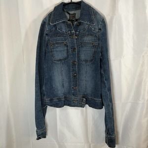 Joe's Jeans Denim Jacket Women Medium USA Made